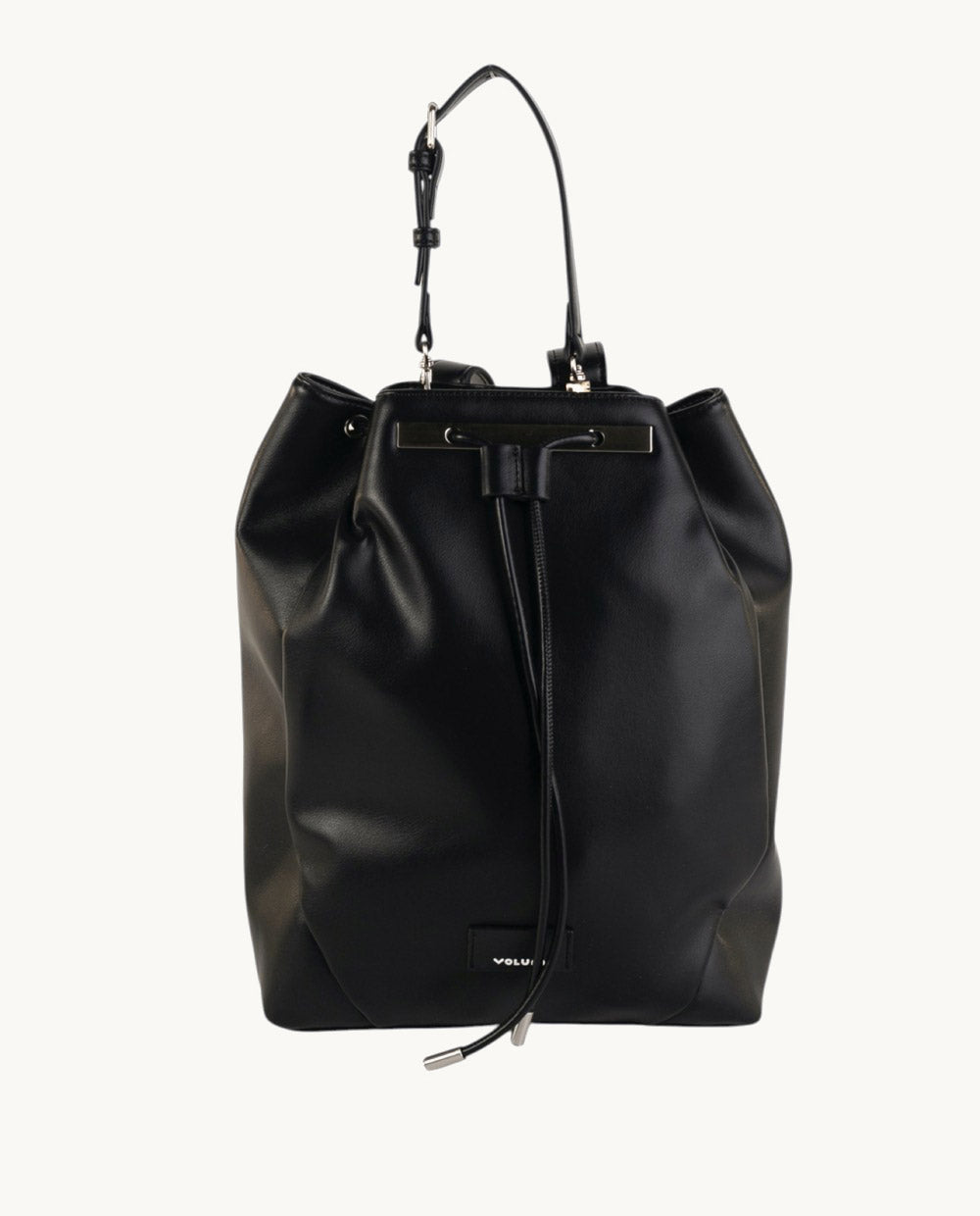 kbas-mochila-urban-belcanto-de-piel-sint-tica-color-negro-29x14x34-cm-cierre-cre image 1