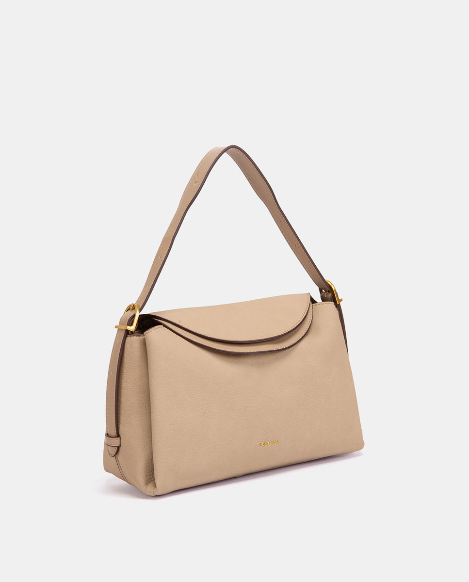 abbacino-bolso-hombro-materiales-reciclados-beige image 2