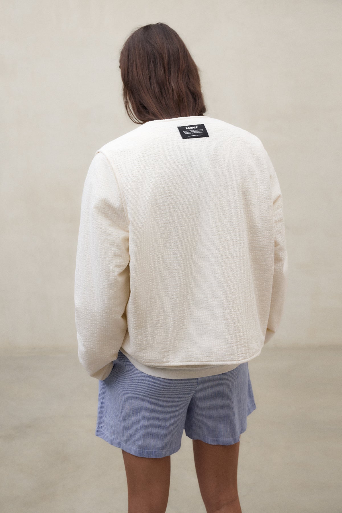 chaqueta-reversible-gabi-beige-de-mujer-ecoalf image 5