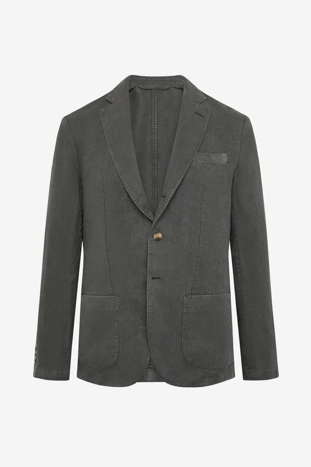 blazer-ecoalf-rama-de-c-amo-100-para-hombre-en-gris-oscuro image 1