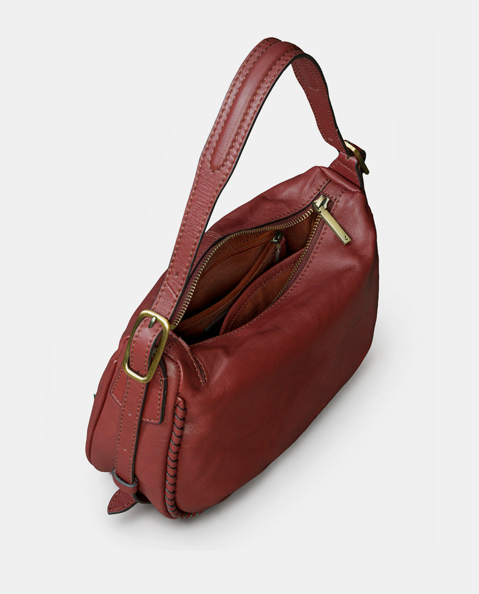 abbacino-bolso-de-mano-mujer-piel-burdeos-cl-sico image 6