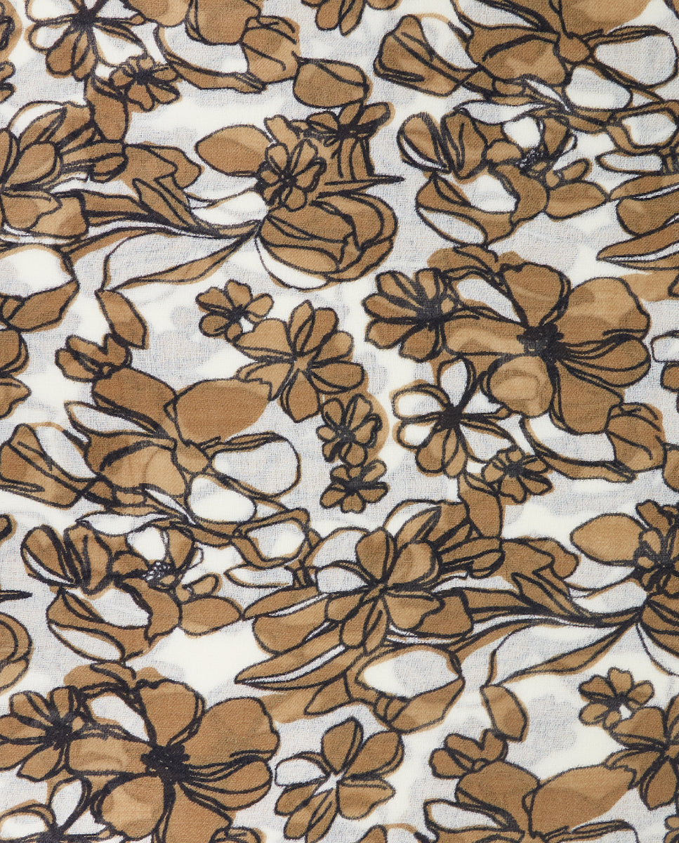 abbacino-pa-uelo-de-lana-floral-camel image 4
