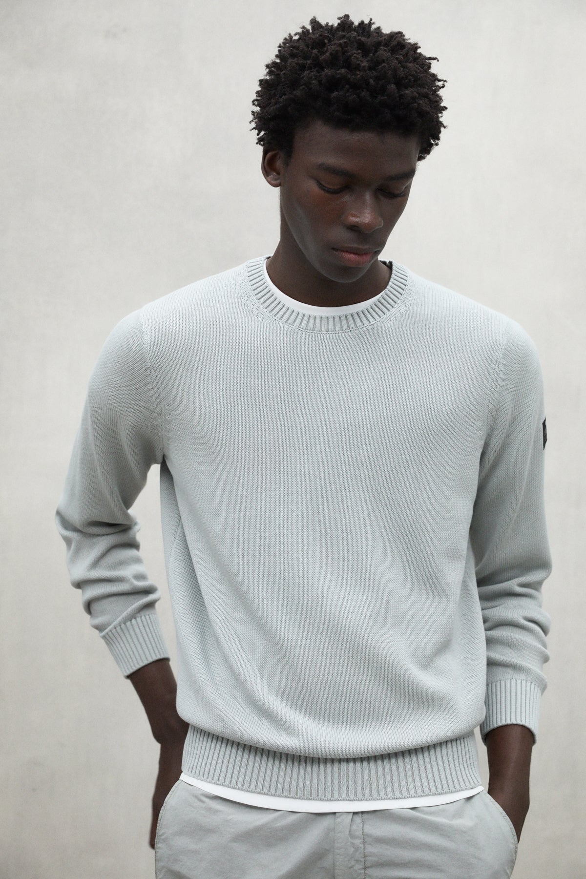 ecoalf-tail-jersey-regular-de-algod-n-org-nico-y-lino-gris-claro image 2