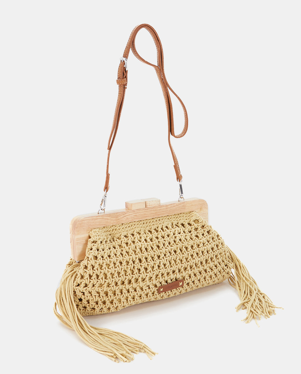 clutch-macram-abbacino-amarillo-boho image 2