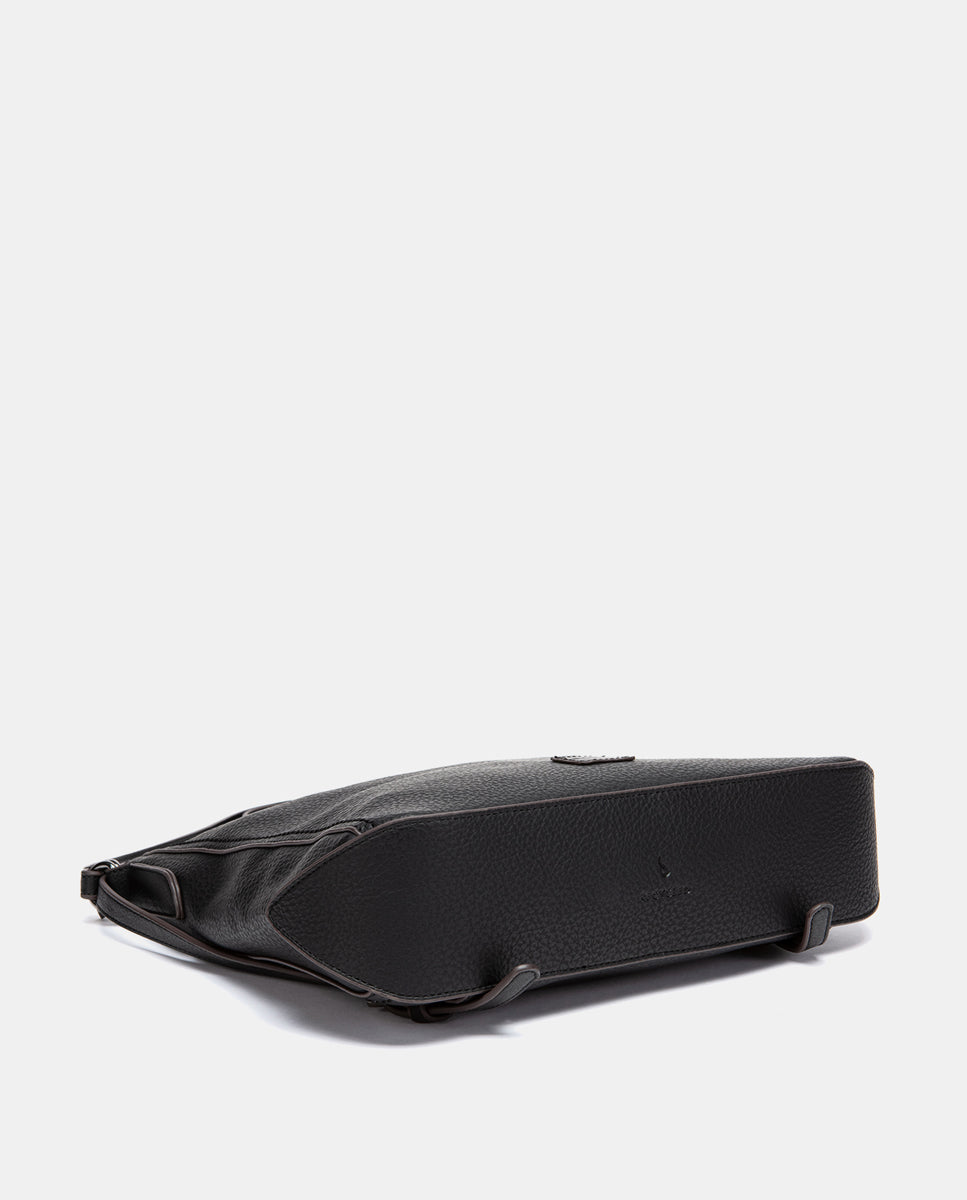 abbacino-bolso-multifuncional-negro-en-materiales-reciclados-convertible-a-mochi image 5