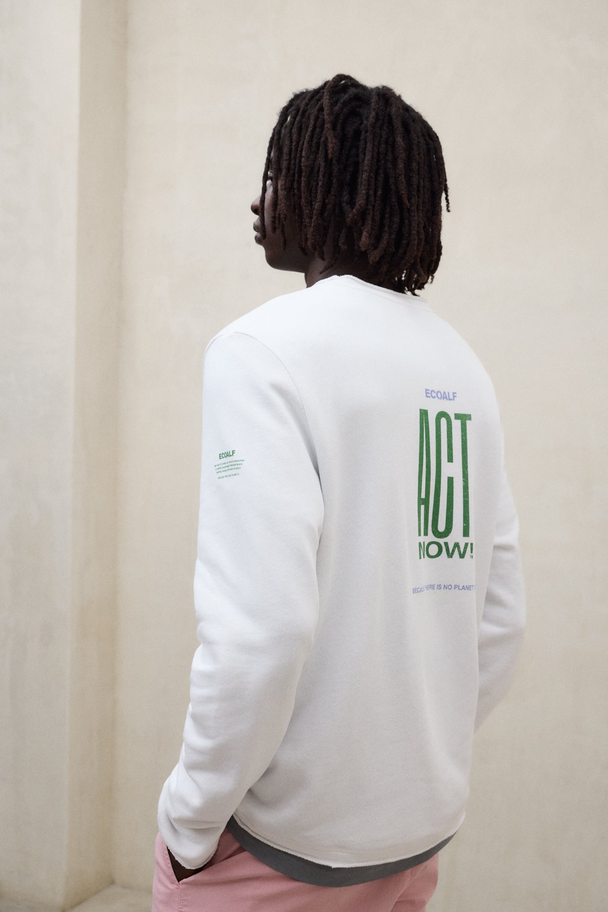 camiseta-de-manga-larga-act-blanca-de-hombre-ecoalf-100-algod-n-reciclado image 3