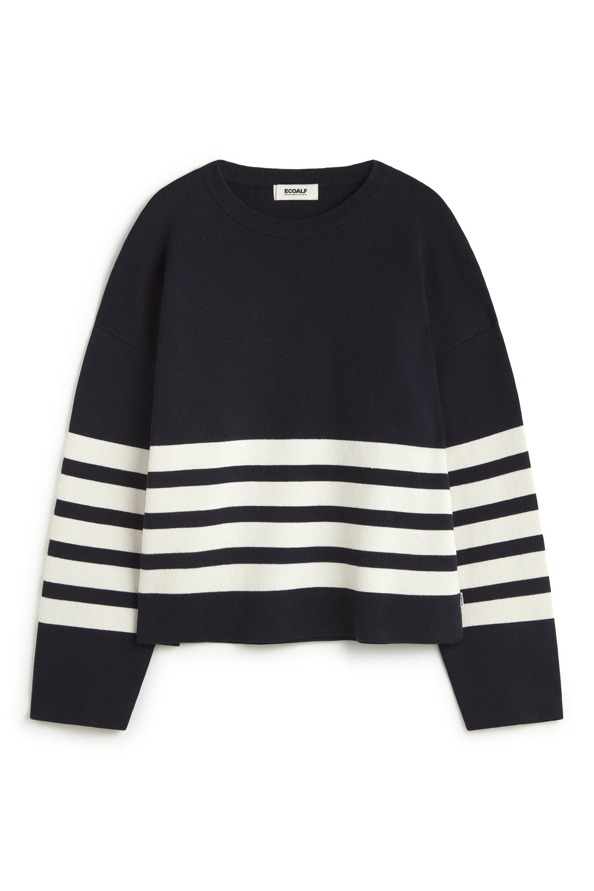 jersey-koa-de-ecoalf-50-algod-n-reciclado-fit-oversize-cuello-redondo-azul-marin image 5
