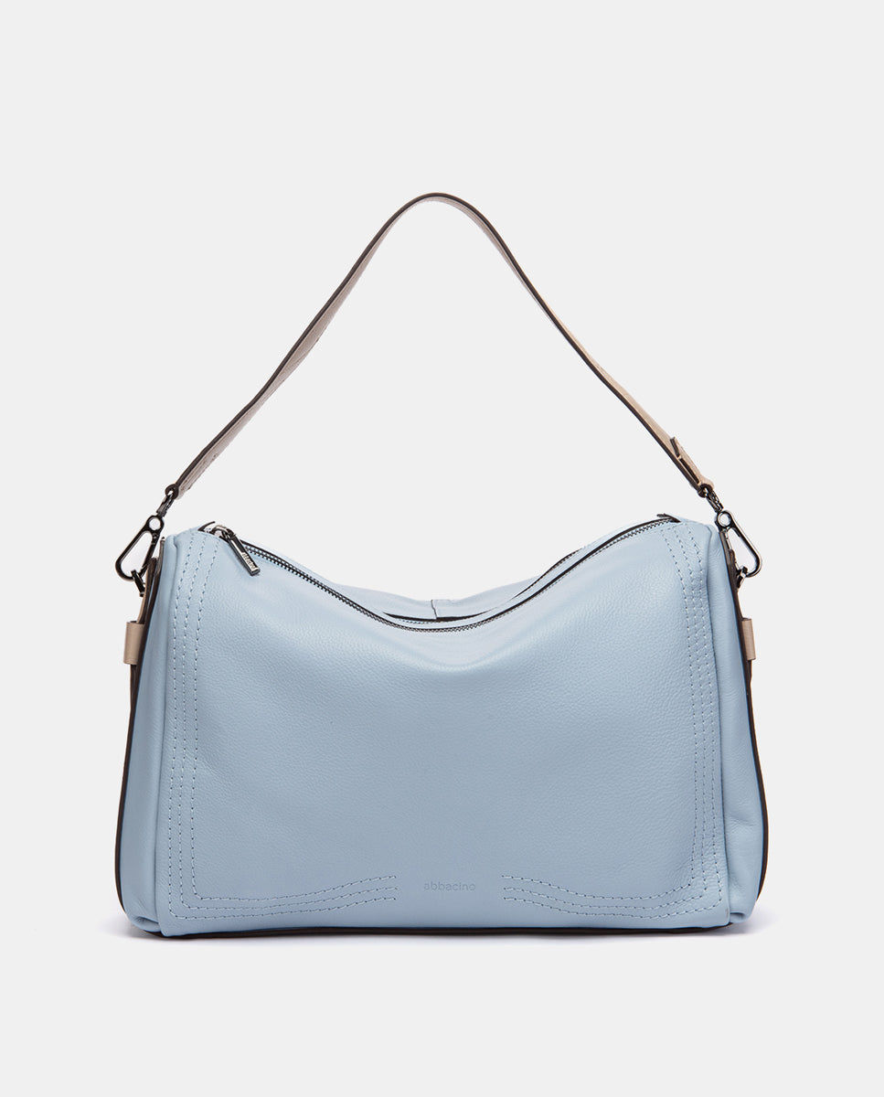 abbacino-bolso-de-hombro-en-piel-azul-claro image 1