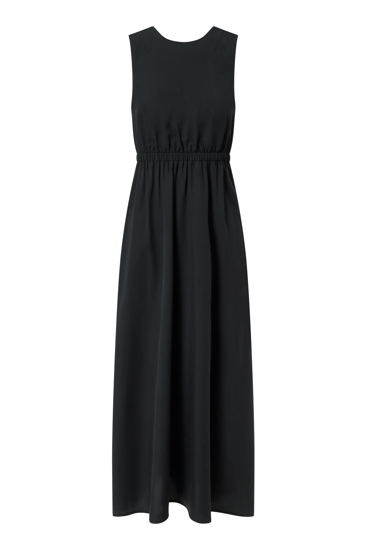 ecoalf-vestido-karl-negro-de-mujer-tencel-lyocell-con-espalda-abierta image 7