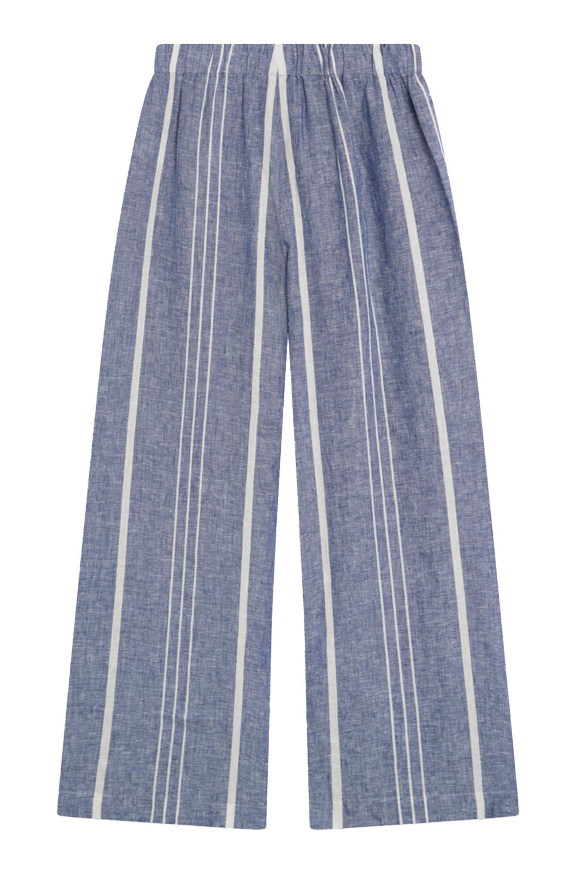 pantal-n-mossi-de-rayas-azul-de-ecoalf-para-mujer-lino image 3