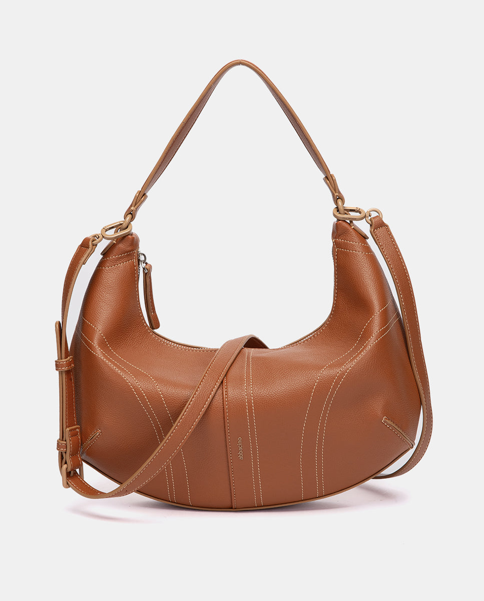 abbacino-bolso-de-hombro-peque-o-cognac-sostenible image 4