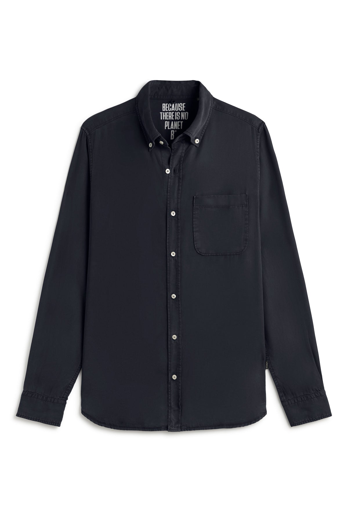 ecoalf-camisa-antejo-de-tencel-azul-marino-para-hombre image 5