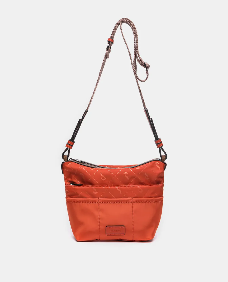 abbacino-organizador-bolso-naranja-reciclado-jacquard image 1