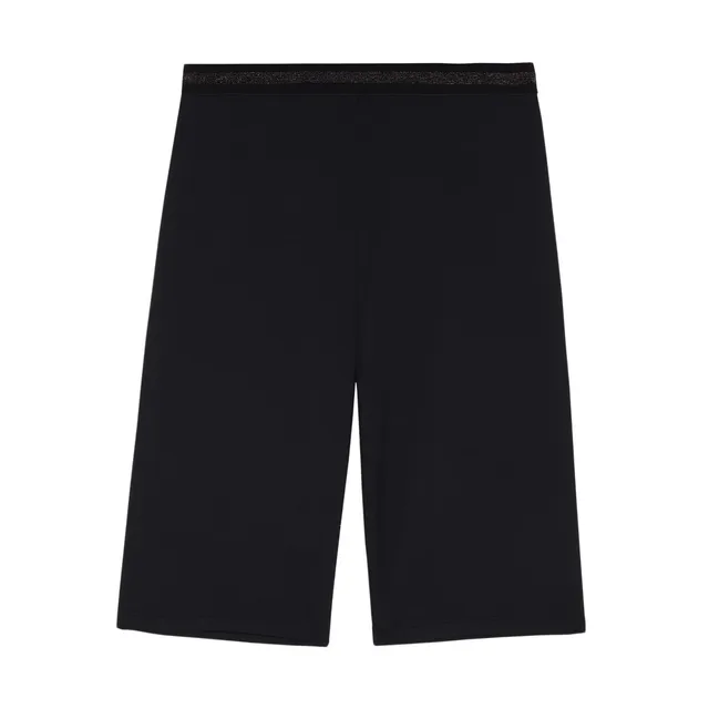 parfois-pantalones-cortos-detalle-brillantes-mujer-negro image 1