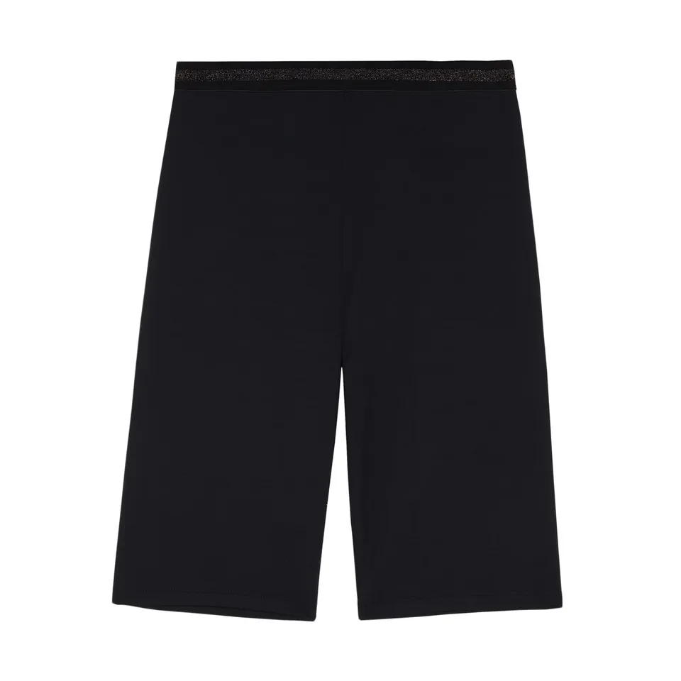 parfois-pantalones-cortos-detalle-brillantes-mujer-negro image 1