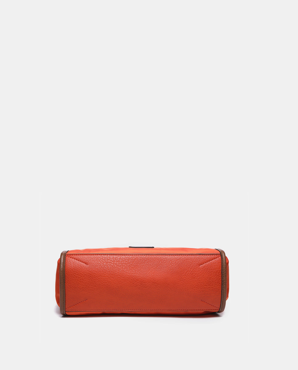 bolso-shopper-abbacino-naranja-en-materiales-reciclados-jacquard image 5
