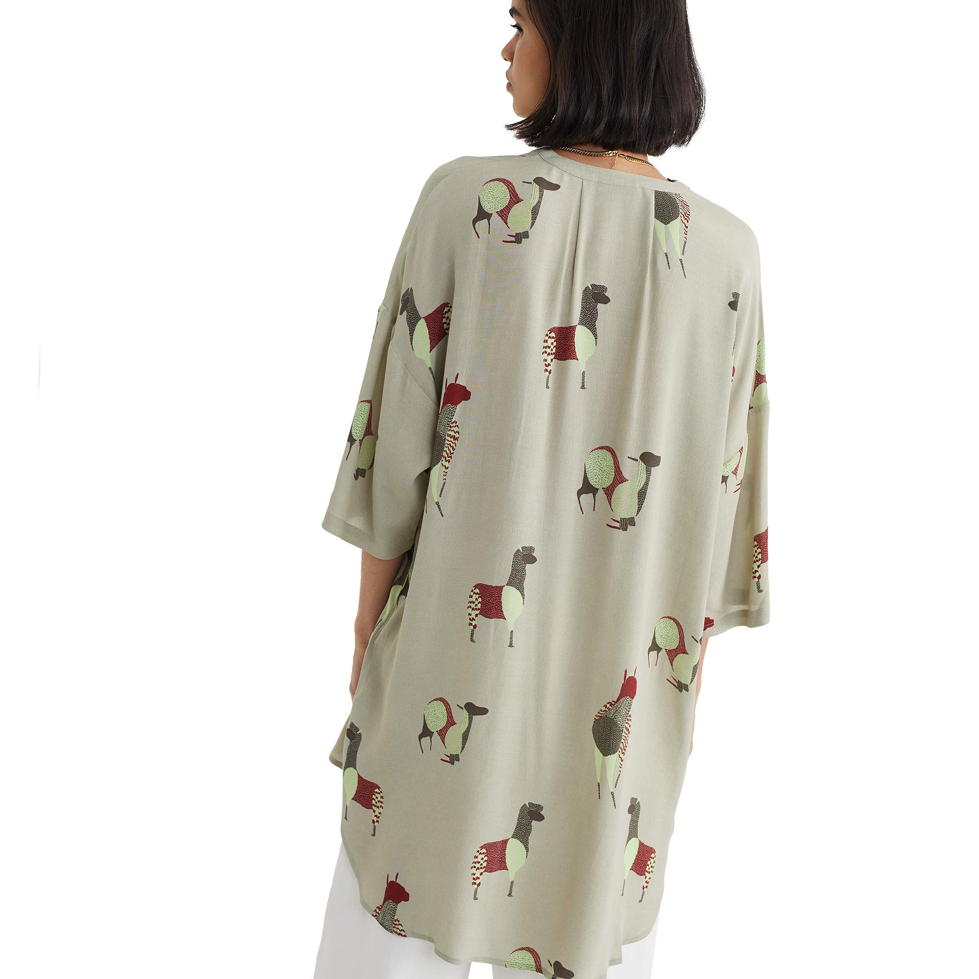 parfois-vestido-camisero-estampado-llamas-mujeres image 6