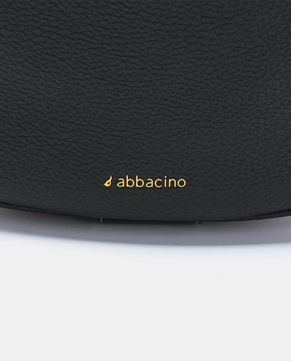 abbacino-bolso-de-hombro-hobo-en-materiales-reciclados-negro image 7