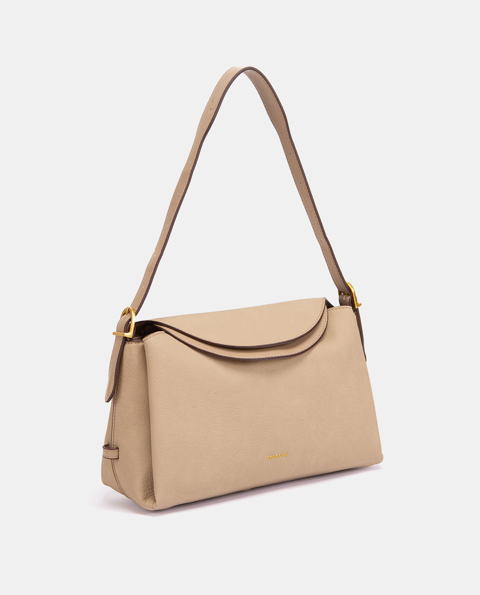 abbacino-bolso-hombro-materiales-reciclados-beige image 4