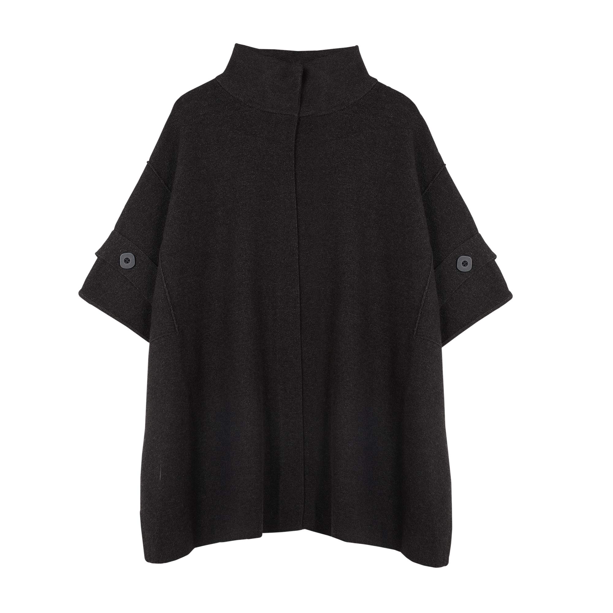 parfois-poncho-de-punto-detalle-bot-n-mujer image 1