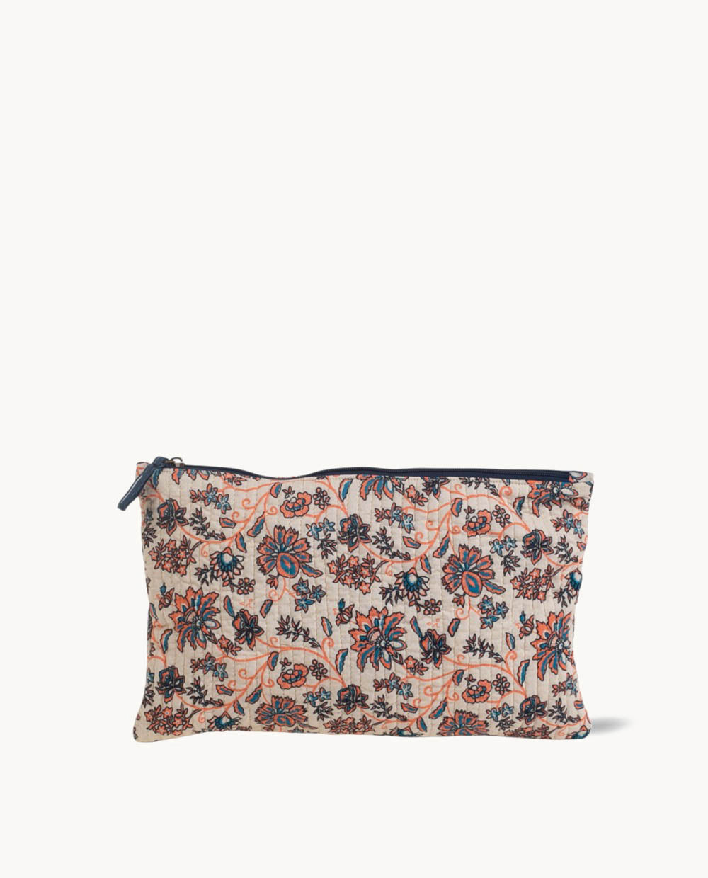 neceser-de-algod-n-kbas-con-cremallera-y-estampado-de-flores image 1