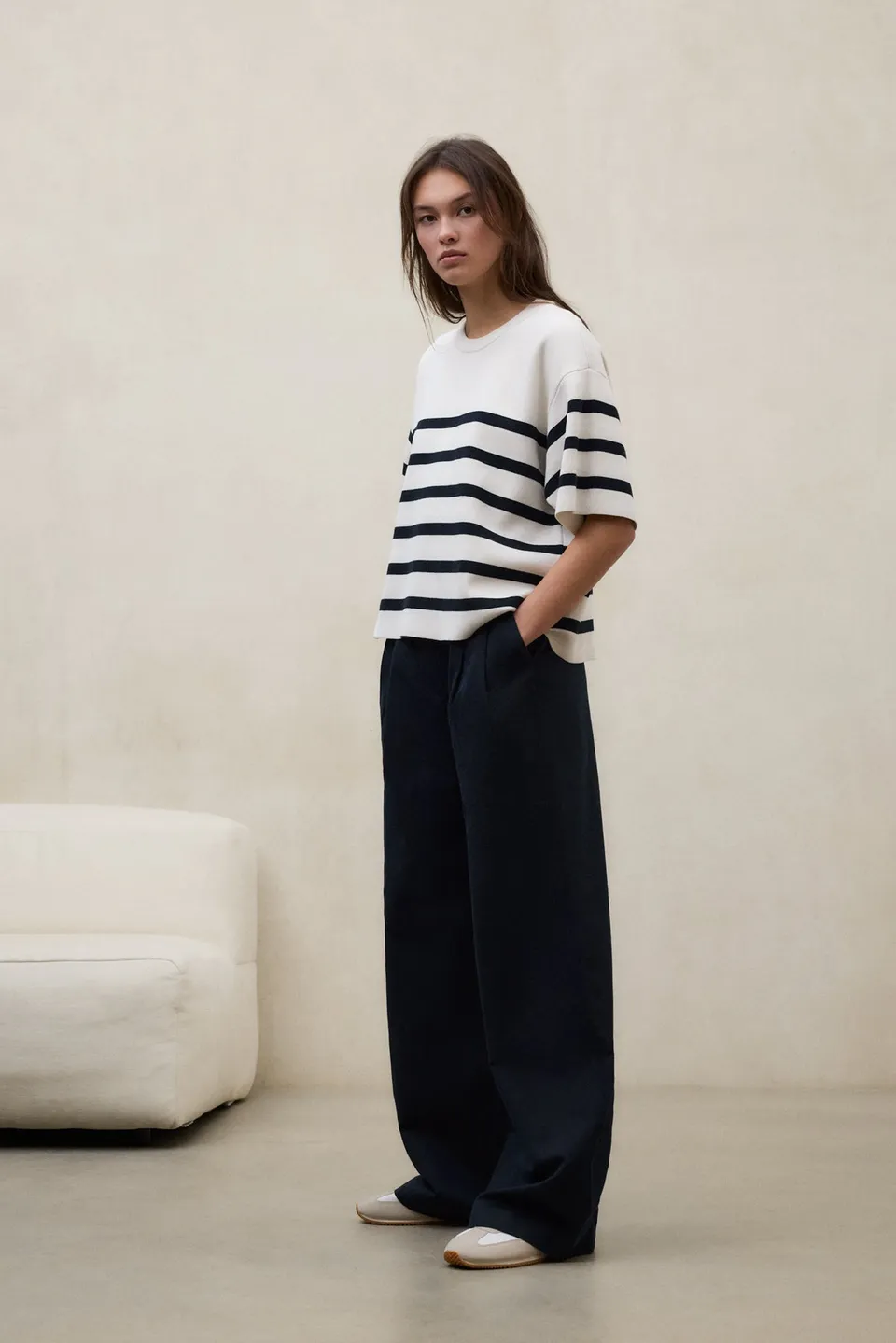 jersey-marina-ecoalf-de-algod-n-reciclado-para-mujer-blanco-fit-oversize image 1