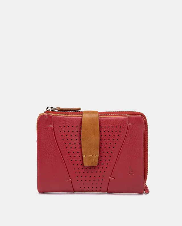 abbacino-cartera-peque-a-piel-troquelada-roja image 1