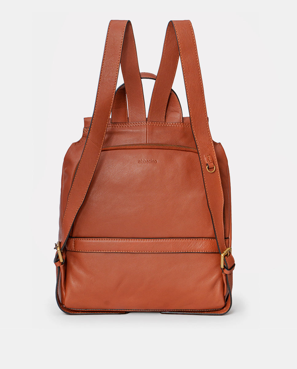 abbacino-mochila-en-piel-cognac-mujer image 2