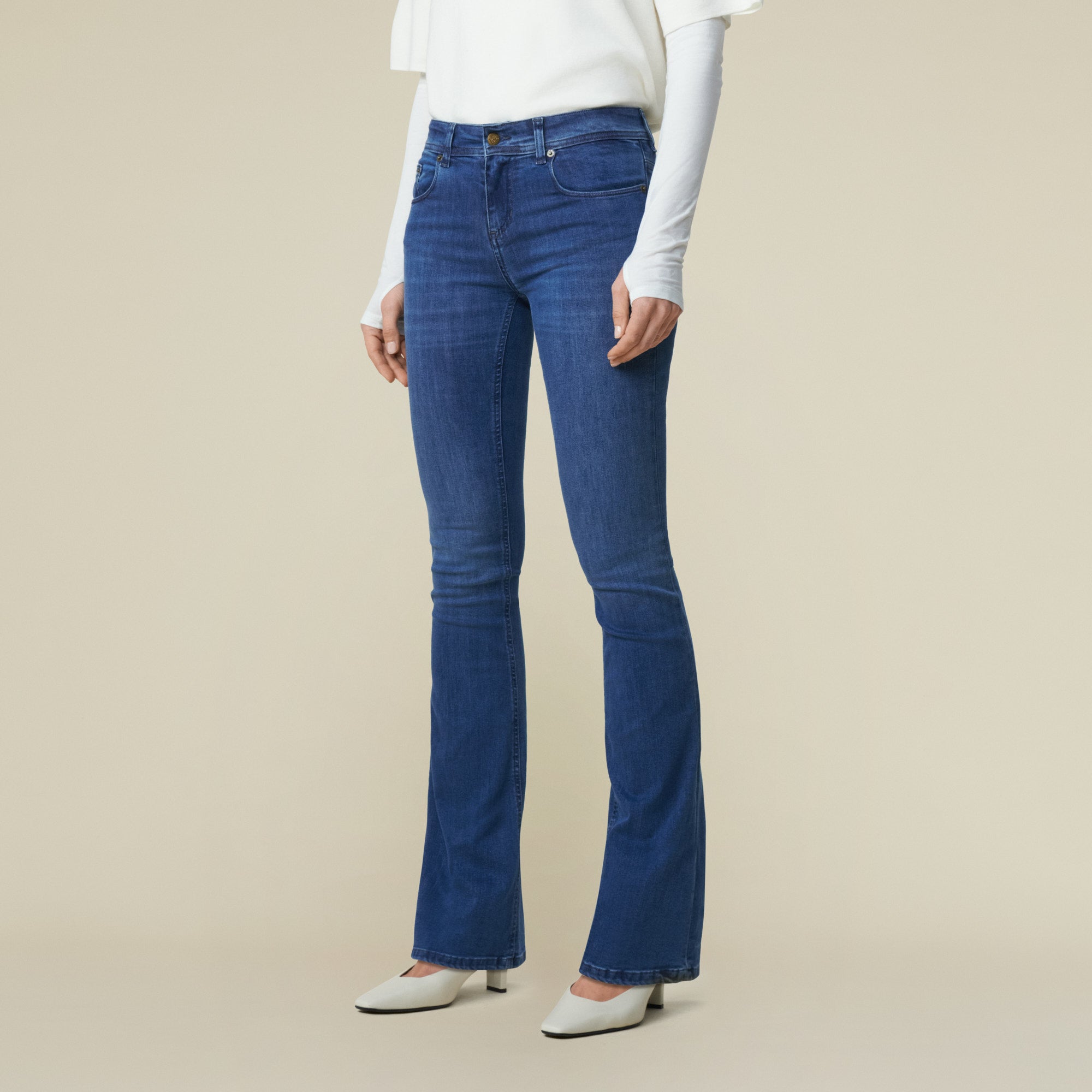 lois-melrose-pantal-n-de-mujer-tiro-alto-mezcla-algod-n-modal-tallas-24-31 image 2