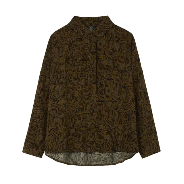parfois-camisa-oversize-estampada-mujeres-2 image 1
