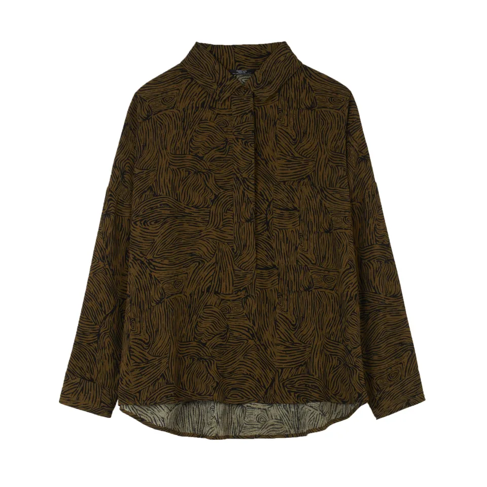 parfois-camisa-oversize-estampada-mujeres-2 image 1