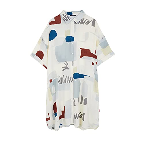 parfois-vestido-camisero-estampado-mujer image 5