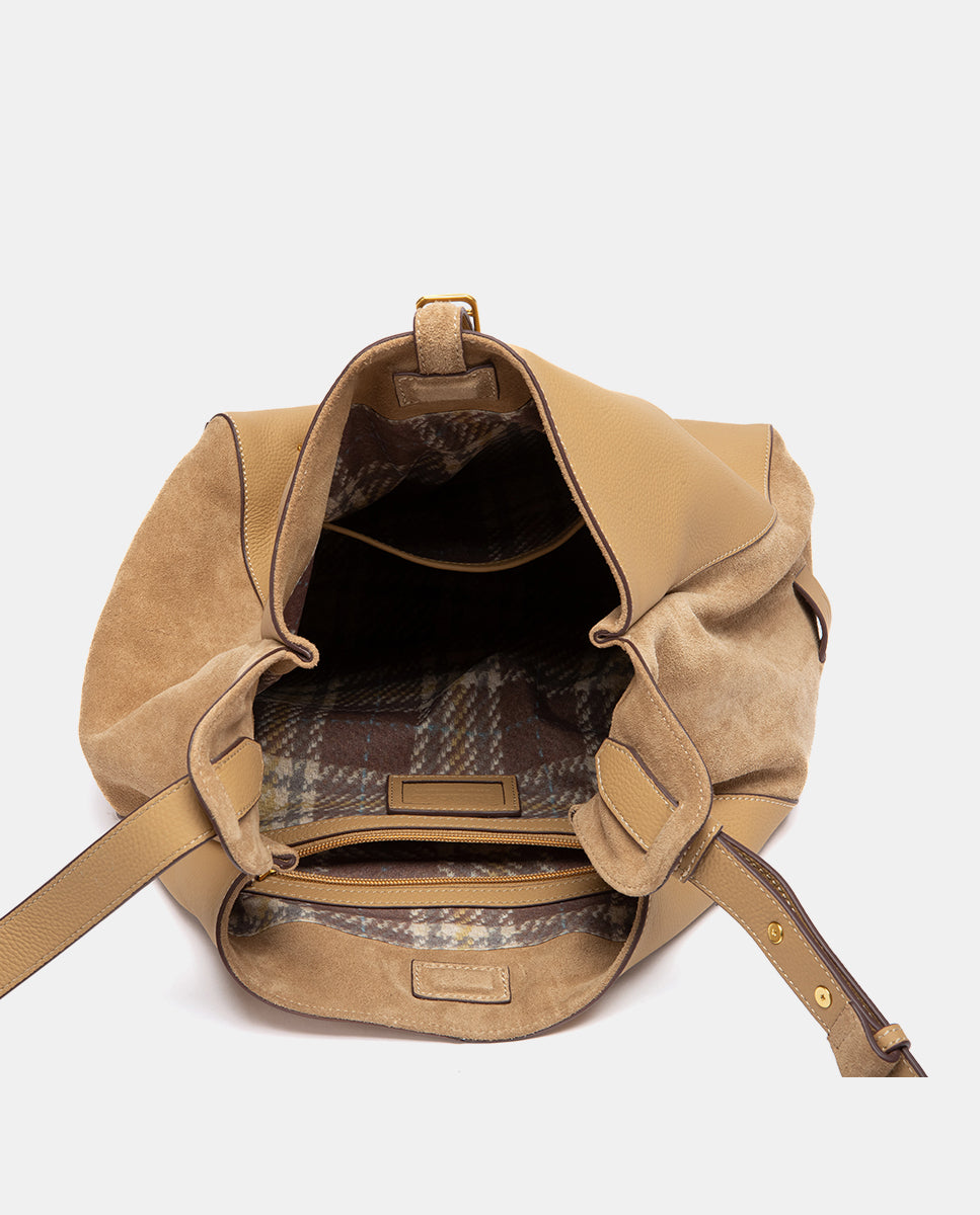 abbacino-bolso-hombro-mujer-piel-y-serraje-beige image 6
