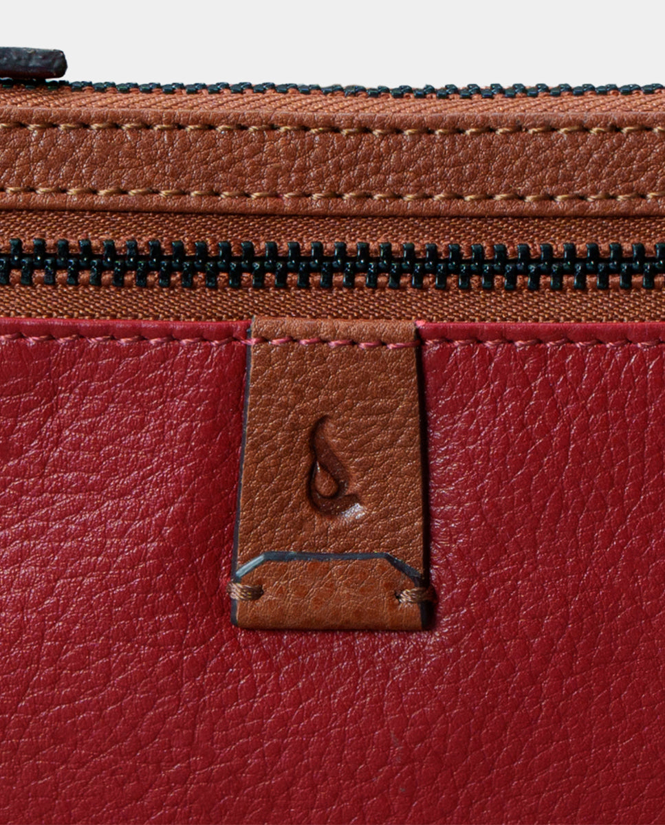 monedero-abbacino-mujer-piel-rojo-cremallera image 6