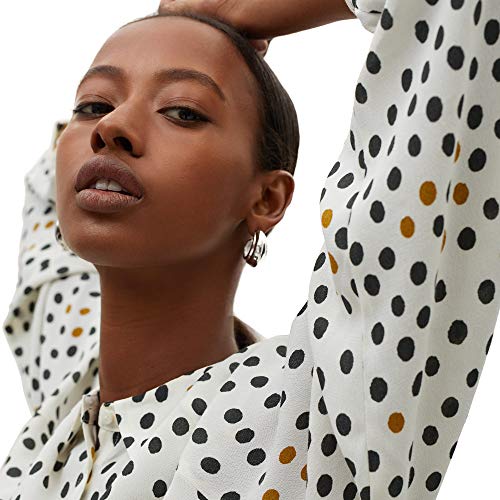 parfois-camisa-fluida-de-lunares-blanca-mujer image 7