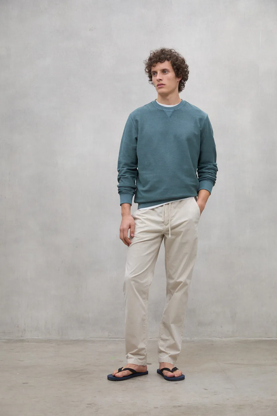 sudadera-ecoalf-newark-verde-algod-n-reciclado-fit-regular image 1