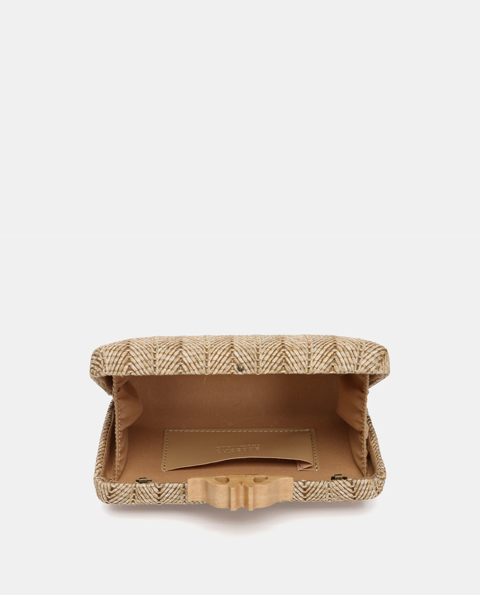 clutch-de-fiesta-abbacino-en-camel-con-trenzado-en-espiga-y-cierre-3d image 7