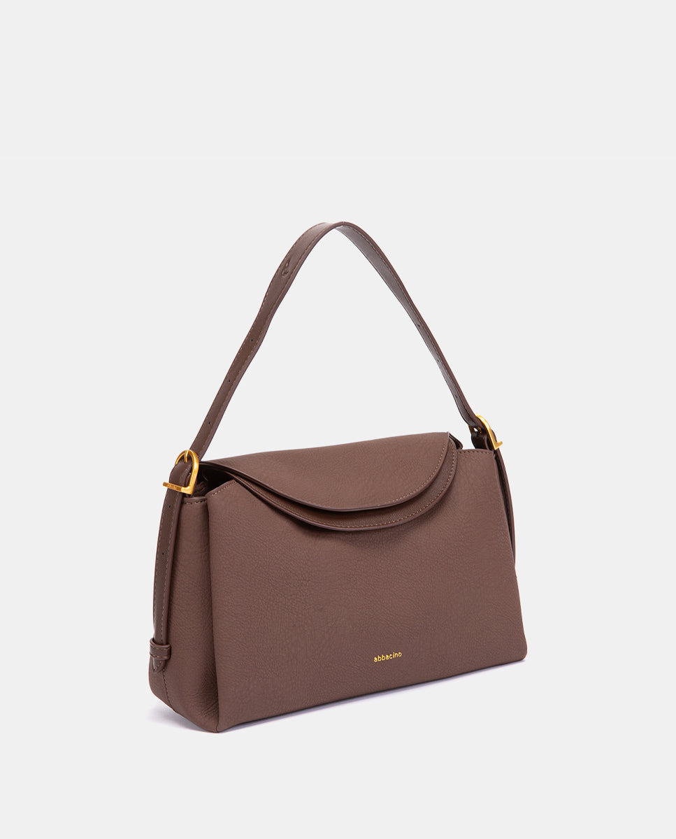 abbacino-bolso-hombro-marr-n-materiales-reciclados image 2