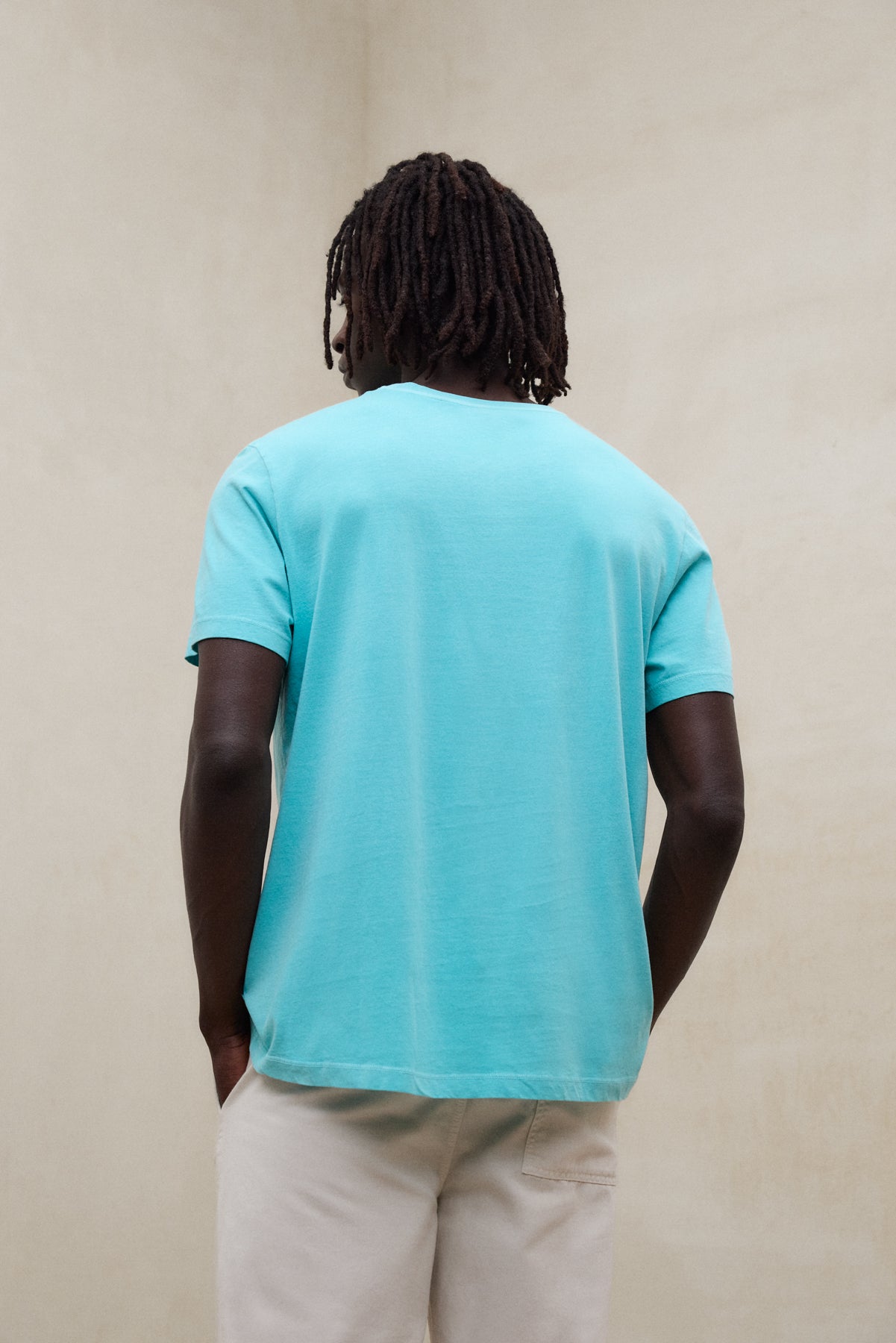 camiseta-alma-verde-agua-de-ecoalf-para-hombre-algod-n-regenerativo image 3