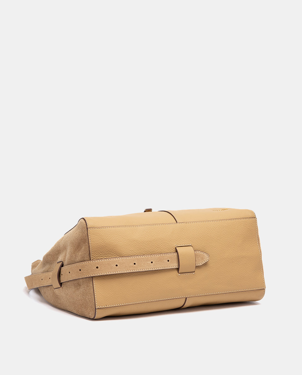 abbacino-bolso-hombro-mujer-piel-y-serraje-beige image 5