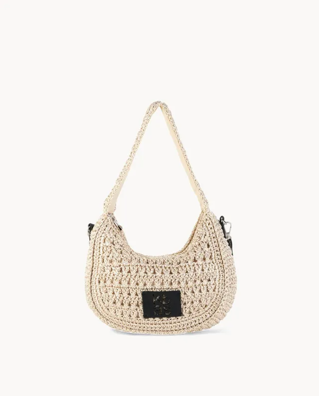 kbas-bolso-hobo-de-algod-n-con-cremallera-color-oro-29x9x17-cm image 1