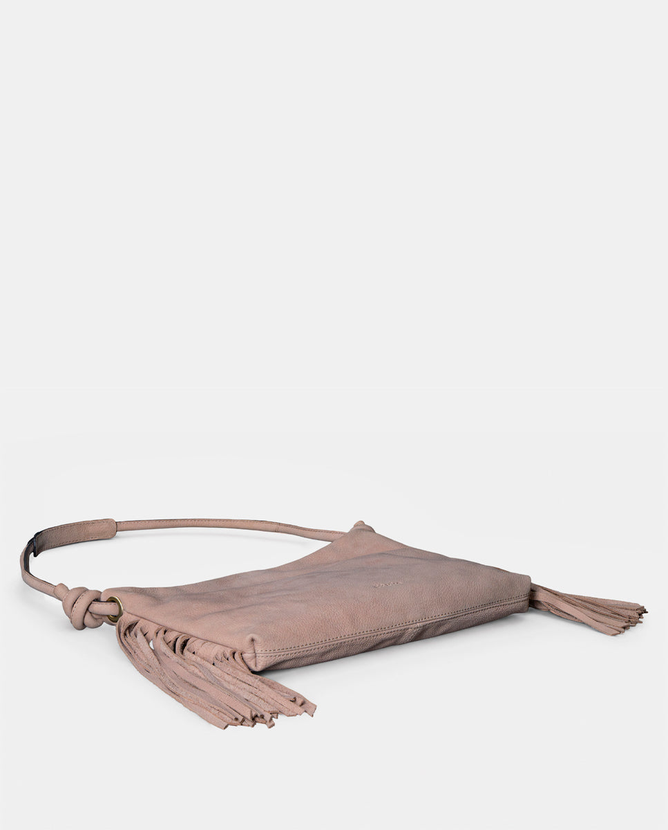bolso-de-hombro-abbacino-en-piel-con-flecos-beige image 5