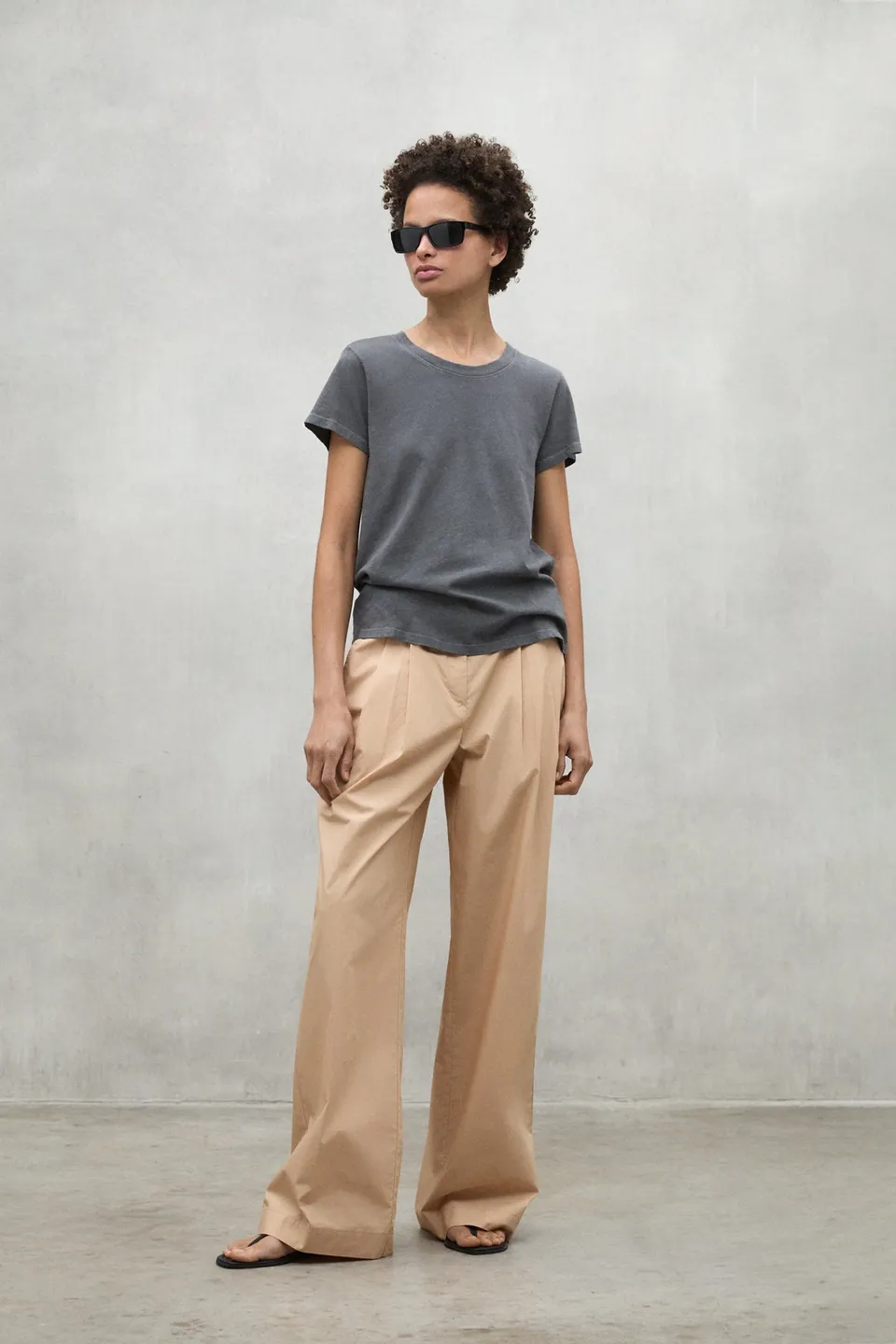 camiseta-ecoalf-lane-gris-oscuro-para-mujer image 1