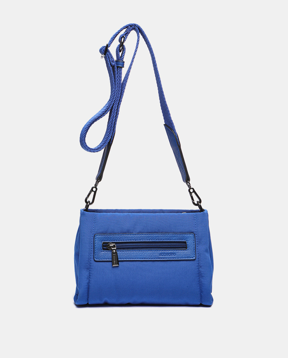 abbacino-bolso-hombro-nylon-azul-con-maxi-cadena image 8