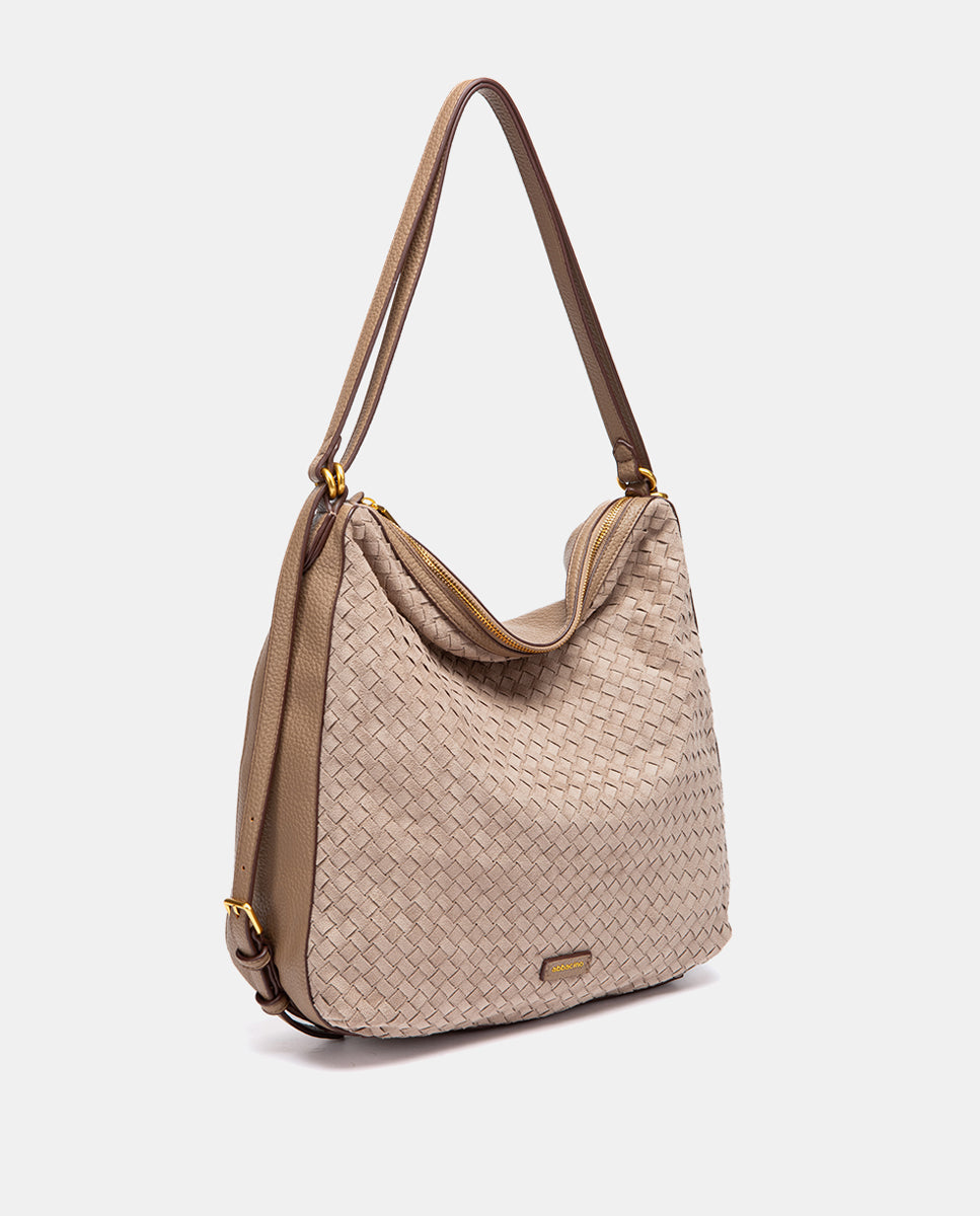 abbacino-bolso-multifuncional-trenzado-beige image 2