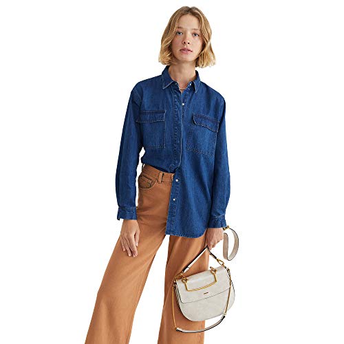 parfois-camisa-vaquera-con-bolsillos-mujeres image 8