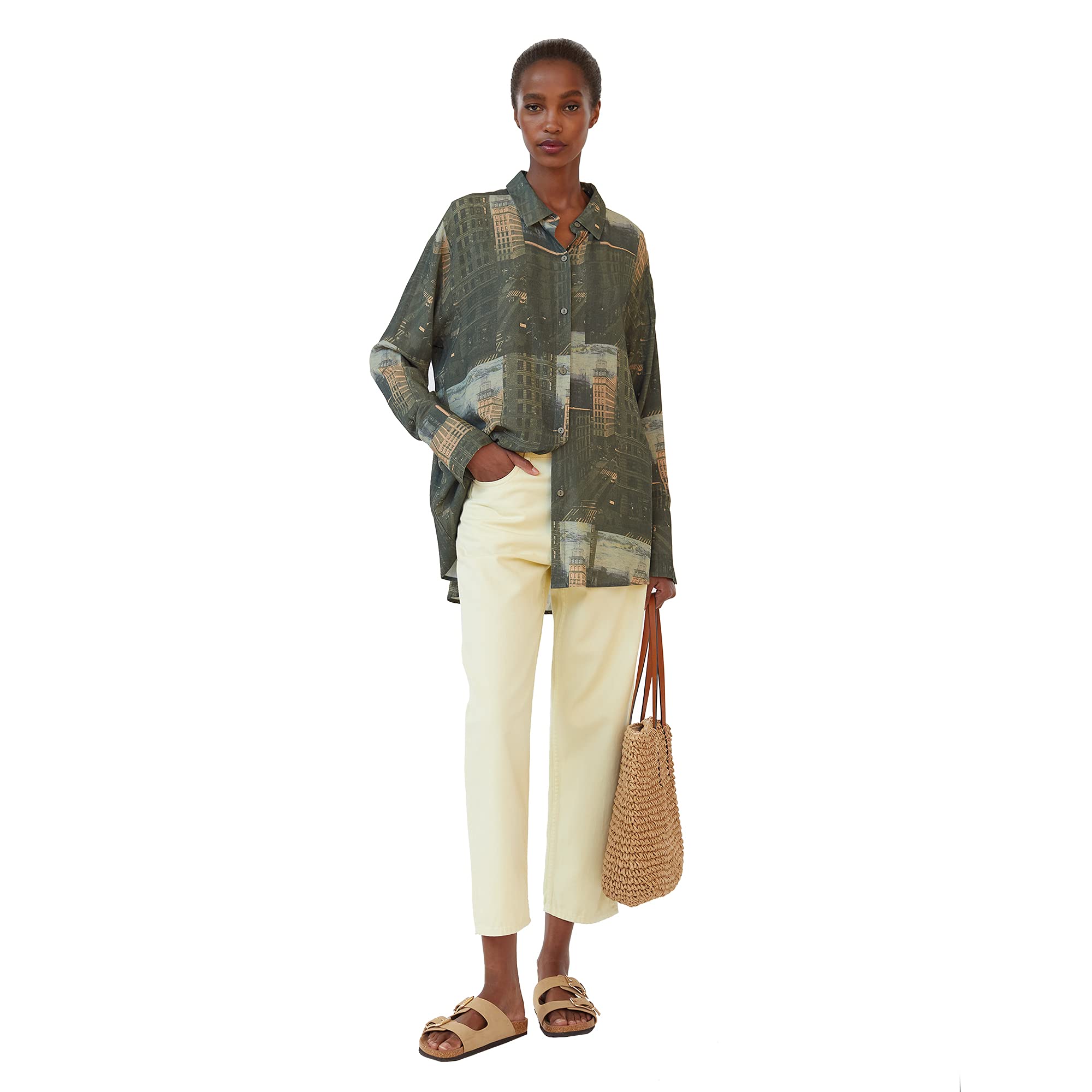 parfois-camisa-oversize-estampada-mujer-fluida image 3