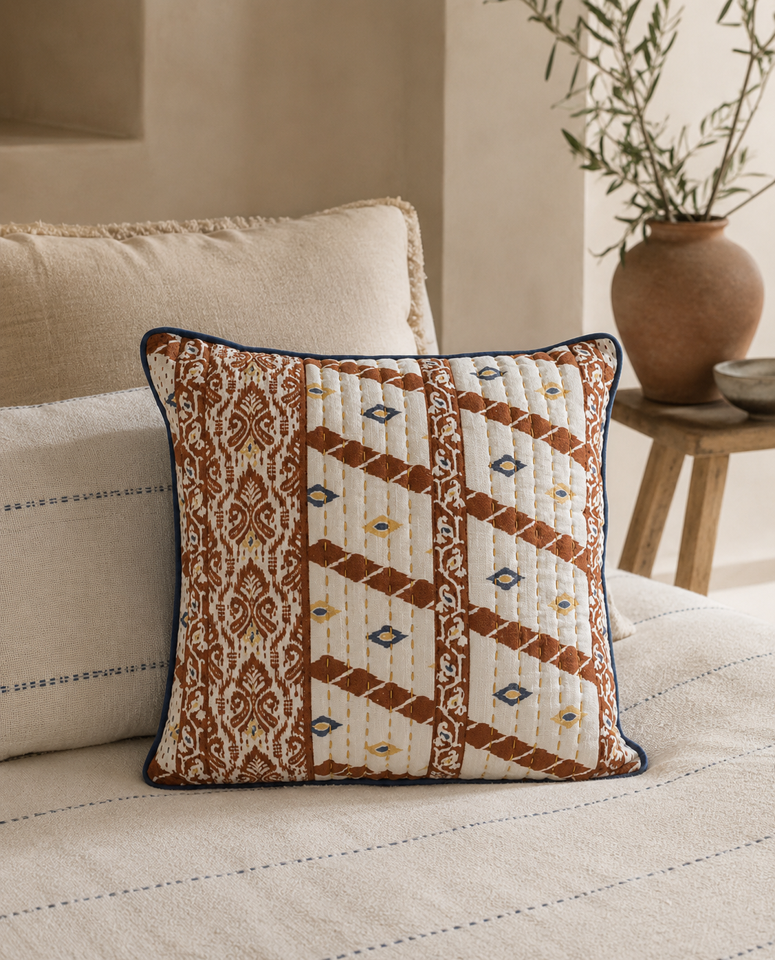 kbas-funda-de-coj-n-de-algod-n-con-relleno-45x45-cm-deco-ss26-2 image 1