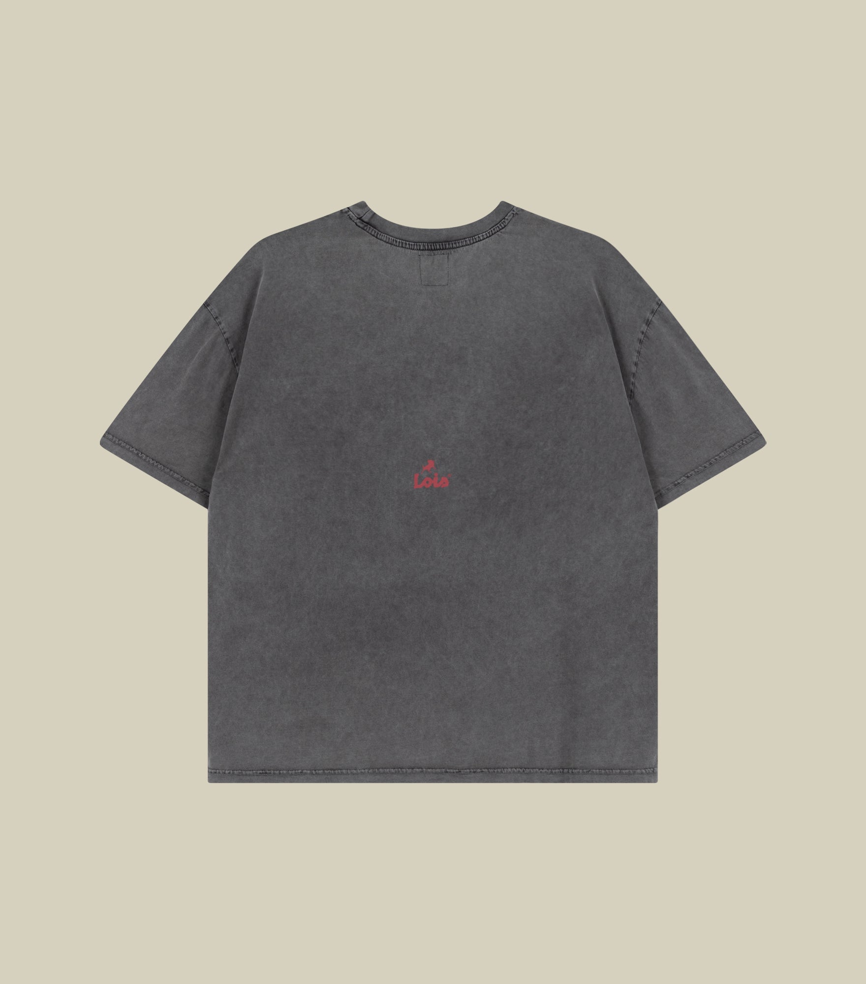 camiseta-lio-tee-de-lois-algod-n-100-color-gris-lavado-tallas-s-xl image 2