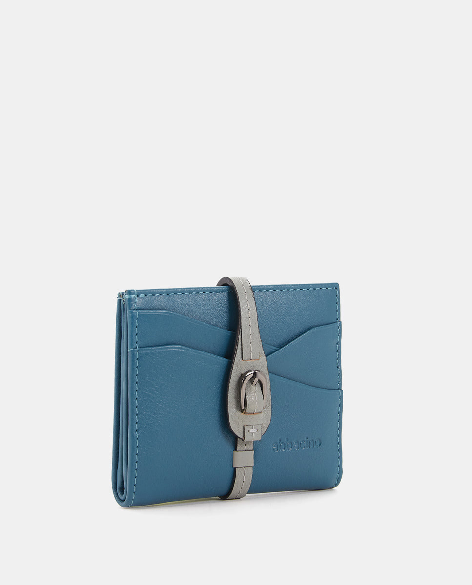 abbacino-tarjetero-mujer-piel-azul image 4